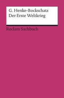 Der Erste Weltkrieg | Buch | 9783150193174