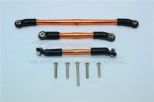 For Traxxas TRX-4-ALUM. FRNT ADJ STEERING LINK & SUSPENSION LINK (See Desc.)-3PC