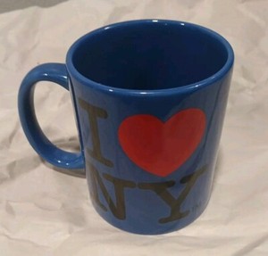 I Love NY Mugs 11oz Ceramic Heart NYC, White, Black, Purple, Blue, Green, Red...