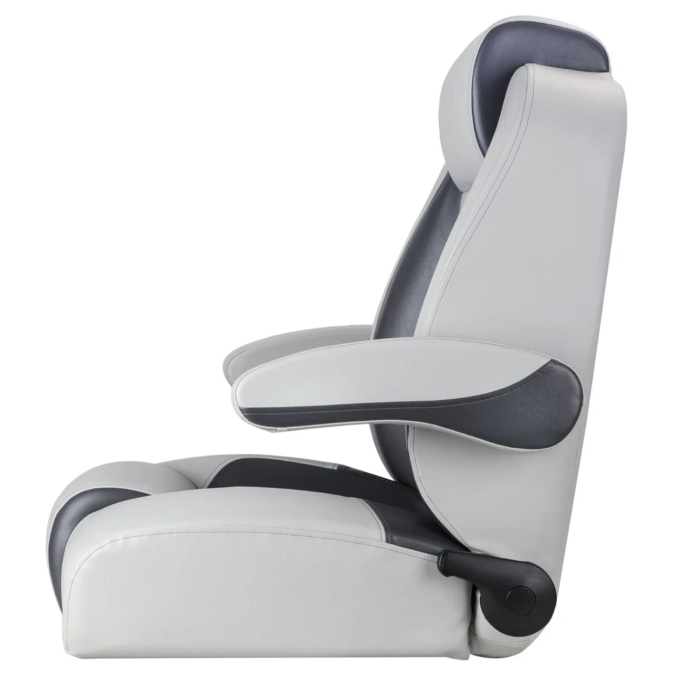 NORTHCAPTAIN Pontão Reclinável Cadeira de Capitão Assento Balde, Cinza Claro/Carvão - Imagem 2 de 4