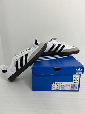 adidas Originals Samba OG White & Black Unisex Casual Shoes B75806