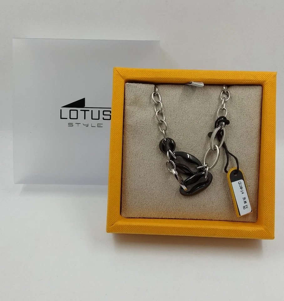 Collar acero LOTUS STYLE. Negro.  - Imagen 2 de 2