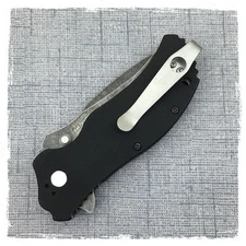 Custom Titanium Deep Carry Pocket Clip Made For Zero Tolerance ZT0350 Knife