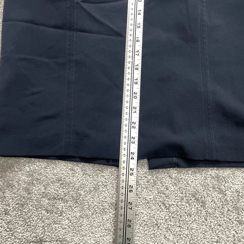 Женская прямая юбка-карандаш Kim Rogers 10 синяя эластичная дамская на молнии до колена - Изображение 3 из 4