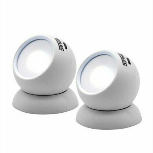 Arlec Round Directional LED Night Light - 2 Pack/360 Degree Rotational - Picture 4 of 4