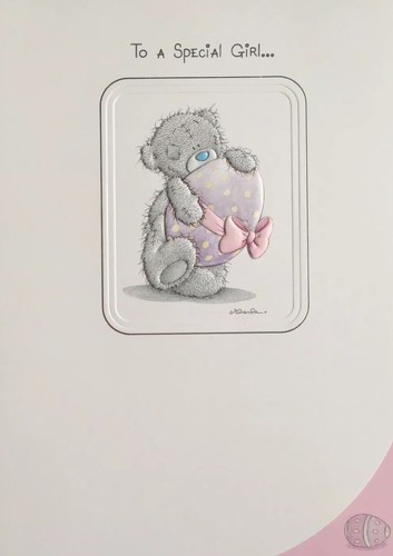 ‘To A Special Girl’ Me To You Easter Card - Tatty Teddy Bear - 6.75”x4.75” - Picture 2 of 5