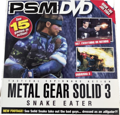 Metal Gear Solid 3 Snake Eater PC  CD Rom Game-Rare Vintage-SHIP 24 HRS