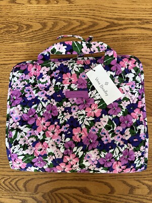 Vera Bradley Hanging Organizer Flower Garden Travel Cosmetic Bag Case RARE NEW