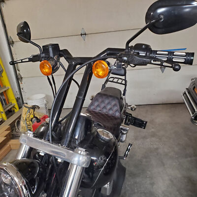 Black 4/6/8/10/12''/14''/16''/18'' T-Bar Handlebar Fit For Harley Sportster XL