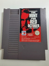 Hunt for Red October + Nintendo + NES + PAL + Cartridge + Manual