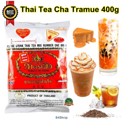 Cha Tra Mue Thai Tea Classic for Ice tea bubble tea Brand Original (400g) 