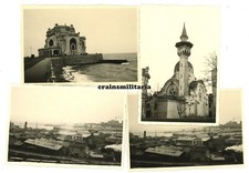 4x Orig. Foto Hafen Kasino Panorama Moschee in CONSTANTA Constanza Rumänien 1941