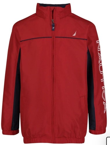 Brand New with Tag Nautica Red Windbreaker Jackets Boys Size L (14-16) - Picture 5 of 7