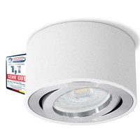 CELI-1W Aufbauspot Led Flach Schwenkbar Weiß Fourstep Leuchtmittel 5W Warmweiß