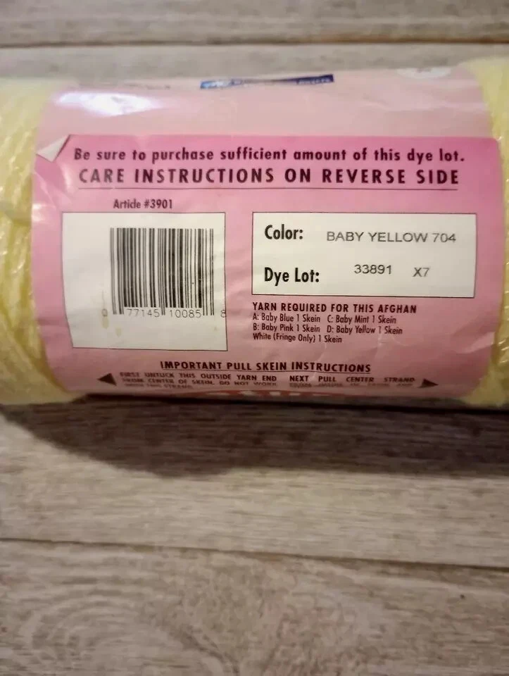 Hilo deportivo crochet bebé Natura wintuk pompadour amarillo #3 peso #33891 nuevo Foto 4 de 4