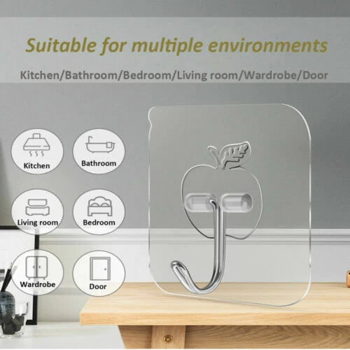 Clear Hooks & Hangers