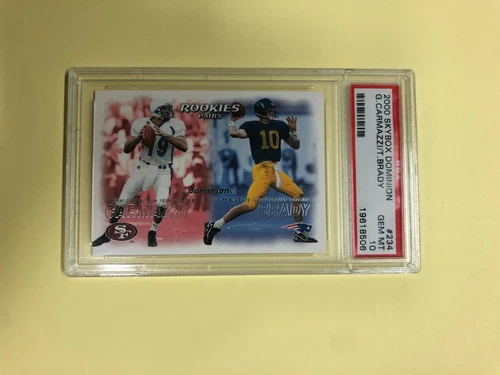 2000 Skybox Dominion TOM BRADY Rookie PSA 10 Patriots Football Rc #234