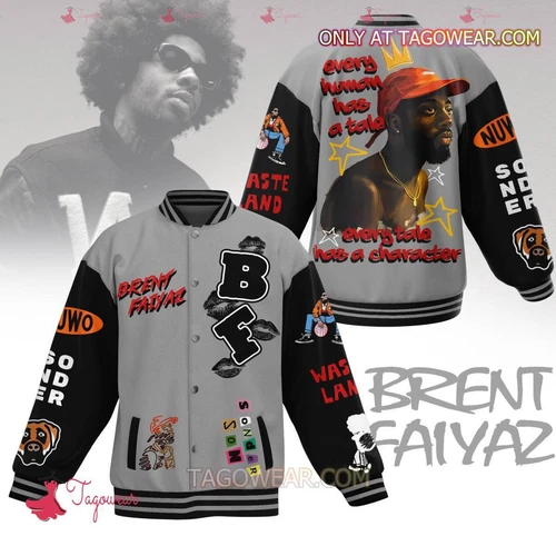 Brent Faiyaz Every Human Has A Tale Every Tale Has A Character Baseball Jacket