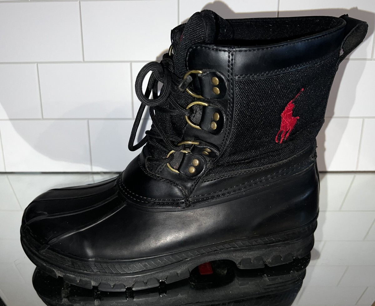 Duck Boots Snow Boots Ralph Lauren Polo Ralph Lauren Boots Leather