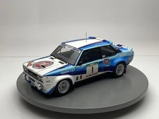 KYOSHO 1/18 FIAT 131 ABARTH WORKS 1981 RALLY WINNER (AUTOART LAUDORACING MYTHICA 