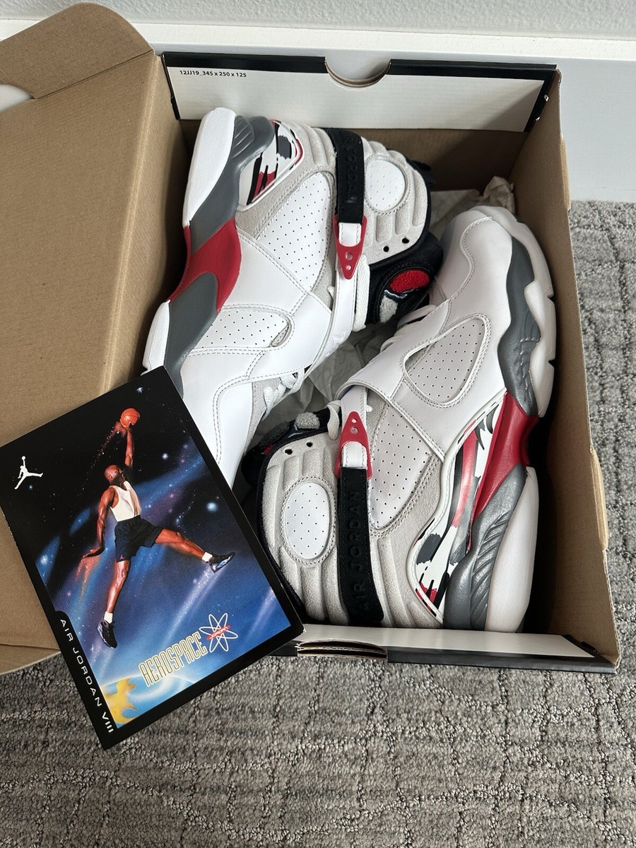 Size 9 - Jordan 8 Retro White 2013 Bulls Nike 305381103 | eBay