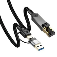 Ethernet to USB Cable Gigabit LAN Internet Cable 1000Mbps High Speed RJ45 to ...