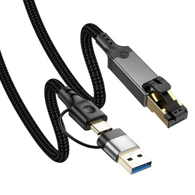 Ethernet to USB Cable Gigabit LAN Internet Cable 1000Mbps High Speed RJ45 to ...
