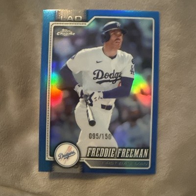 Topps 2026 MLB Chrome Freddie Freeman Blue Parallel /150 #159 Dodgers
