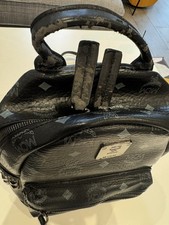 MCM Mini Backpack Black Visetos Print – Authentic – Read Description