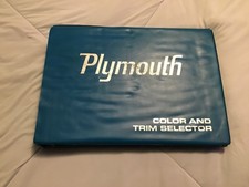 1969 Plymouth Dealer Album Color Trim Selector Book Mopar Options