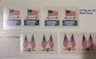 The us flag Imperforate Error Stamp Set W/COA — photo 2