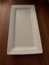 Canopy Appetizer Tray 10.5 Inch X  5.25 Inch White Retangular Porcelain
