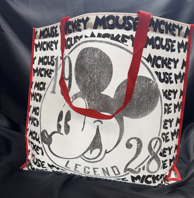 Disney Mickey Mouse 1928 Legend LARGE Reusable Tote Bag