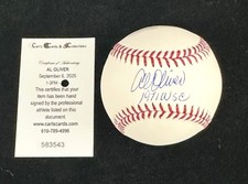Al Oliver Signed Autographed ROMLB Baseball Pittsburgh Pirates COA