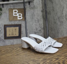 calvin Klein Womens Block Heel Brianny Woven ...