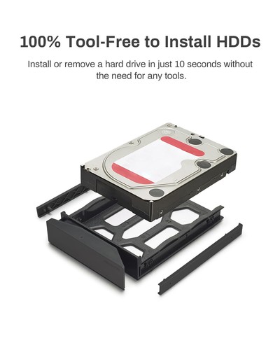 D4-320 External Hard Drive Enclosure - 4bay USB 3.2 Gen2 10Gbps Type-C USB St... - Picture 5 of 9