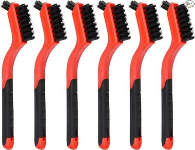 6pcs Nylon Brushes for Cleaning, Small Cleaning Brushes for Tight  Size: 6 pcs