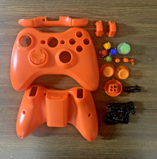 Microsoft Xbox 360 Controller Full Replacement Shell Cover Buttons Parts Orange