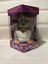 1998 Original Furby Tiger Electronics 70-800 Gray/white Factory Sealed NIB