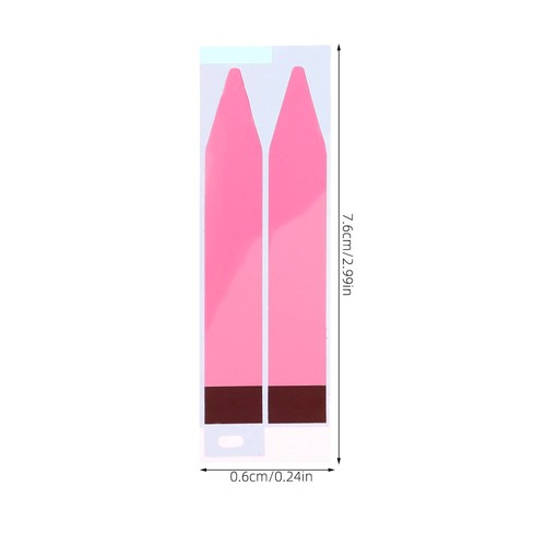 12 Sheets Replacement Strips Batteriekleber Nummernschildklebstreifen - Zdjęcie 2 z 12