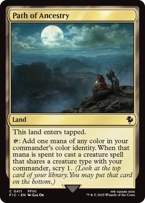 Path of Ancestry - 411 - NM - Commander: FINAL FANTASY