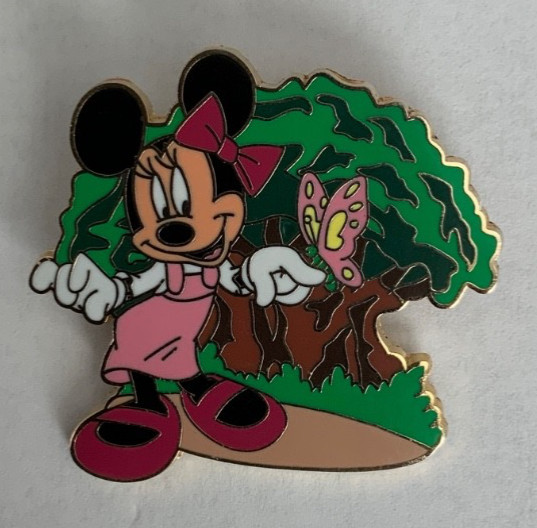 Disney Minnie Mouse with Butterfly and Animal Kingdom Tree of Life Pin H2