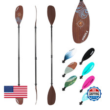 HIKULA Asta Regolabile in Fibra di Carbonio Kayak Paddle, Remi Kayak con Rinforzato