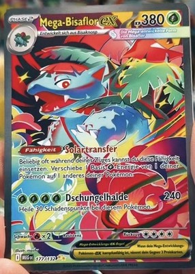 Pokémon Karten Mega Bisaflor Ex 177/132 Sir Mega Entwicklungen Deutsch NM