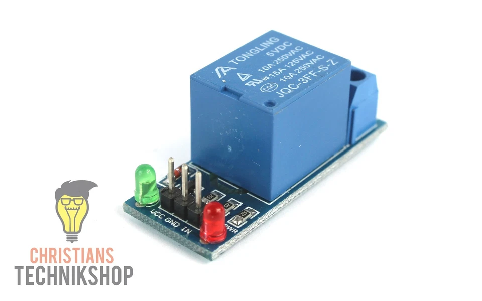 1-Kanal 5V Relay / Relais Modul 10A - 250VAC - Bild 3 von 4