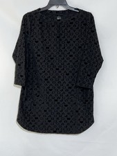 MARC BY MARC JACOBS Swim Cover Up Dress Black Small Vacation Beach Pool