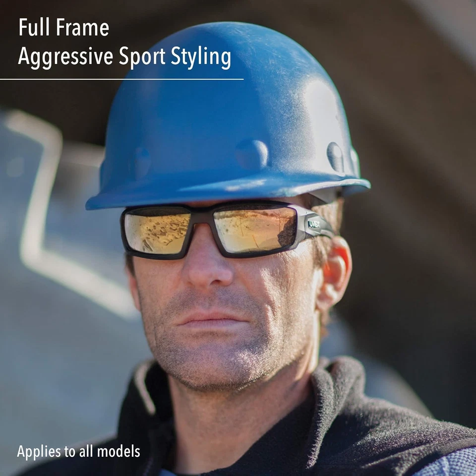 Gafas de seguridad Honeywell Safety Products de Hypershock, marco marrón con L transparente Foto 2 de 4