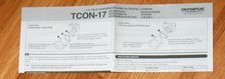 Olympus TCON-17 tele conversion lens INSTRUCTIONS ONLY