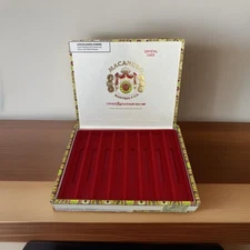 Macanudo Montego y Cia Crystal Cafe Wooden Cigar Box w Insert -Empty -Dominican