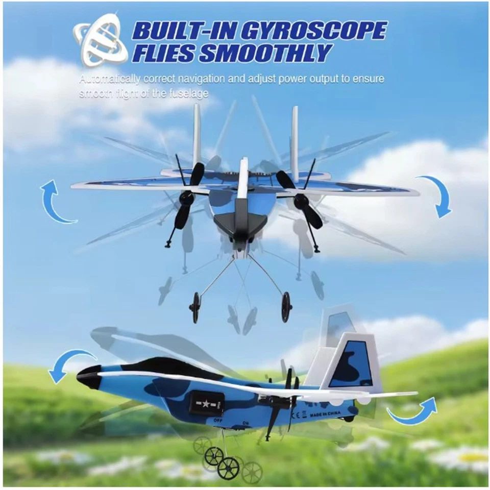 Mini RC Plane 2.4G MPP Remote Control Glider Training Airplane Fixed Wing Crash - Image 3 of 4